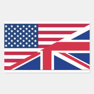 Dual Citizen American & British Flag Sticker