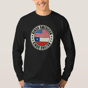Dual Citizenship American Chilean Chile Usa Flag C T-Shirt