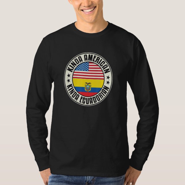 Dual Citizenship American Ecuadorian Ecuador Usa F T-Shirt (Front)