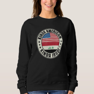 Dual Citizenship American Iraqi Iraq Usa Flag Sweatshirt