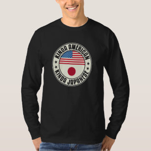 Dual Citizenship American Japanese Japan Usa Flag T-Shirt