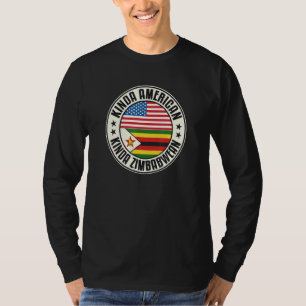 Dual Citizenship American Zimbabwean Zimbabwe Usa  T-Shirt
