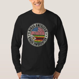 Dual Citizenship American Zimbabwean Zimbabwe Usa  T-Shirt