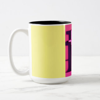 Dual Hue Elegance: Two-Tone Marvel Mug" Coffee Mug