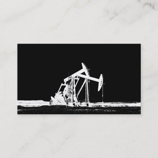 Dual Oil Pumping Units Business Card (Front)