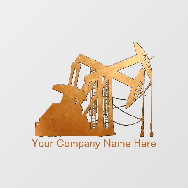 Dual Oil Pumping Units - Distressed Copper Colour (Sheet)