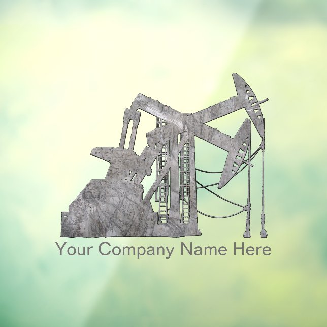Dual Oil Pumping Units - Distressed Metal Look  (Sheet 3)