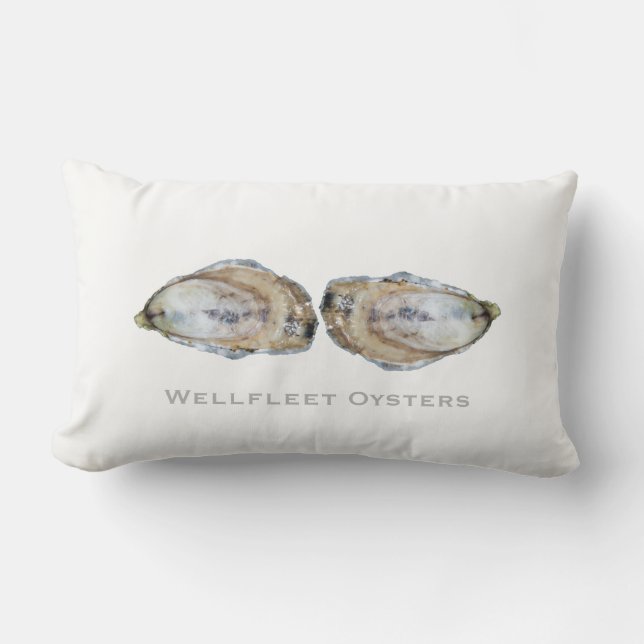 Dual Oyster Lumbar Pillow - Design A (Front)