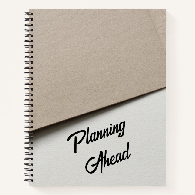 Dual Paper - Modern Cover Art Notebook (Front)