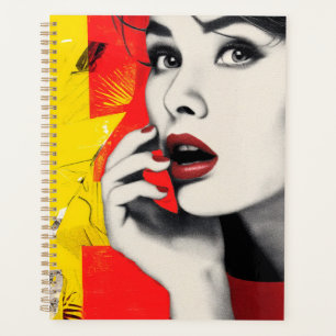 Dual pop art portrait planner