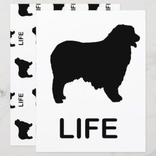 dual sided scrapbook australian shepherd life