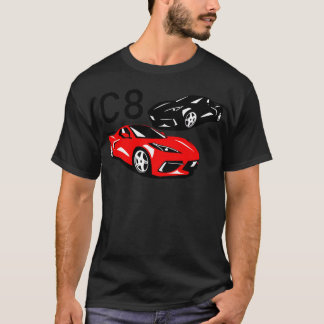 Dual sport cars with C8 vintage T-Shirt