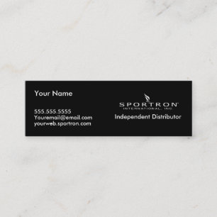 Dual Sportron Business Skinny Card