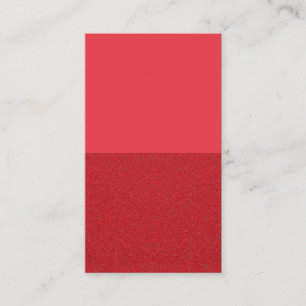 Dual-Texture Tomato Red Appointment Card (Custom)
