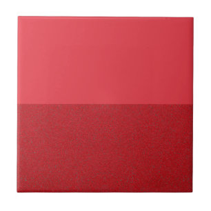 Dual-Texture Tomato Red Ceramic Tile – Customise