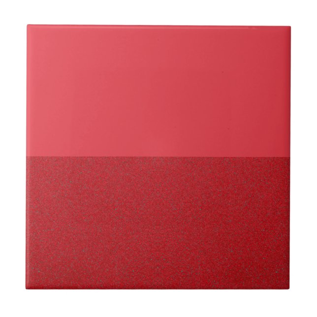 Dual-Texture Tomato Red Ceramic Tile – Customise (Front)