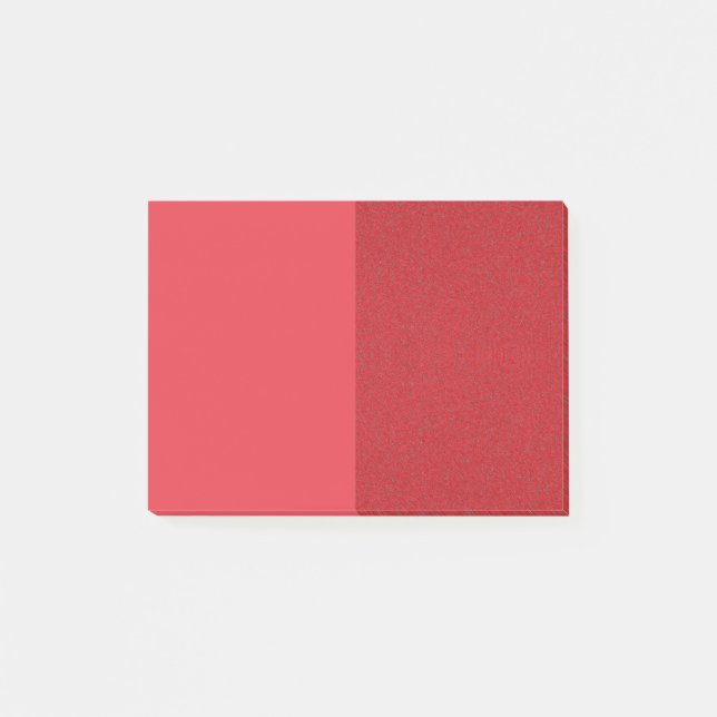 Dual-Texture Tomato Red Post-It® Notes – Customise (Front)