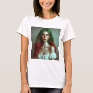 Dual-Toned Elegance T-Shirt