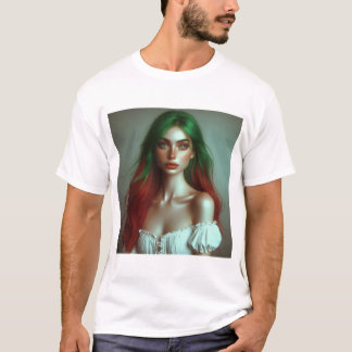 Dual-Toned Elegance T-Shirt