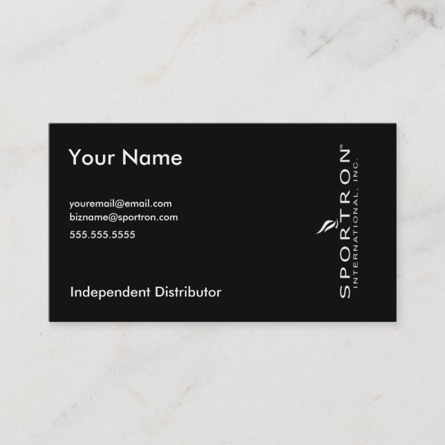 Dual Viva Volt Standard Business Card (Front)