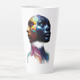 Duality Art Latte Mug