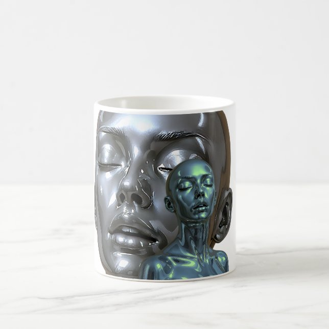 Duality Reflected Coffee Mug (Center)
