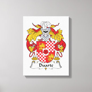 Duarte Family Crest Canvas Print