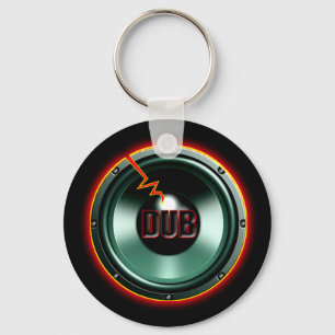 DUB RED HOT WOOFER t-shirts Key Ring