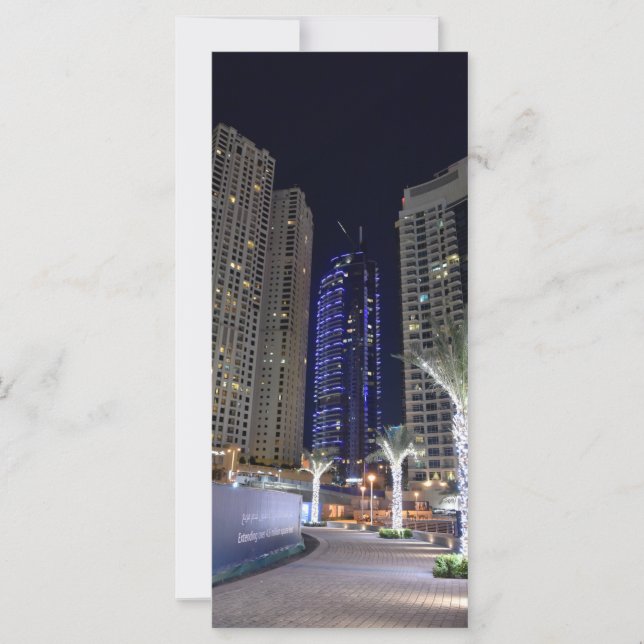 Dubai architecture at night (Front)