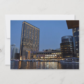 Dubai architecture at night