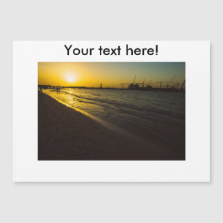 Dubai beach sunset