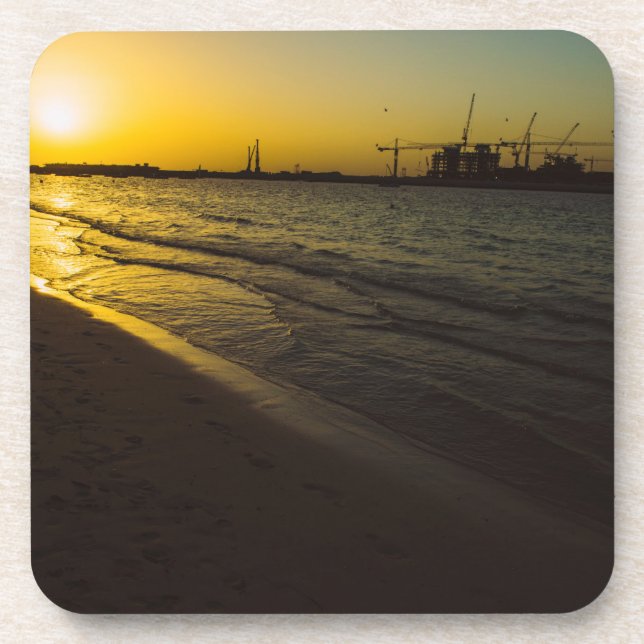 Dubai beach sunset coaster (Front)