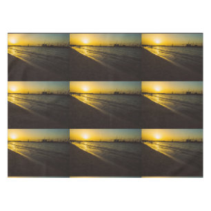 Dubai beach sunset tablecloth