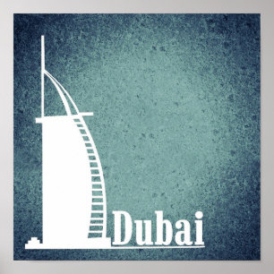 Dubai Burj Al Arab  Building  Poster
