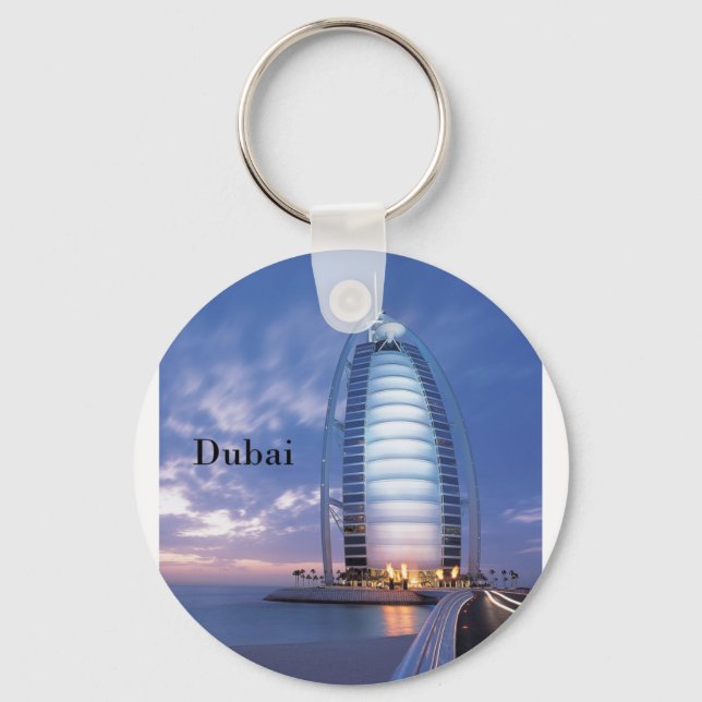 Dubai Burj Al Arab Hotel (by St.K. Key Ring (Front)