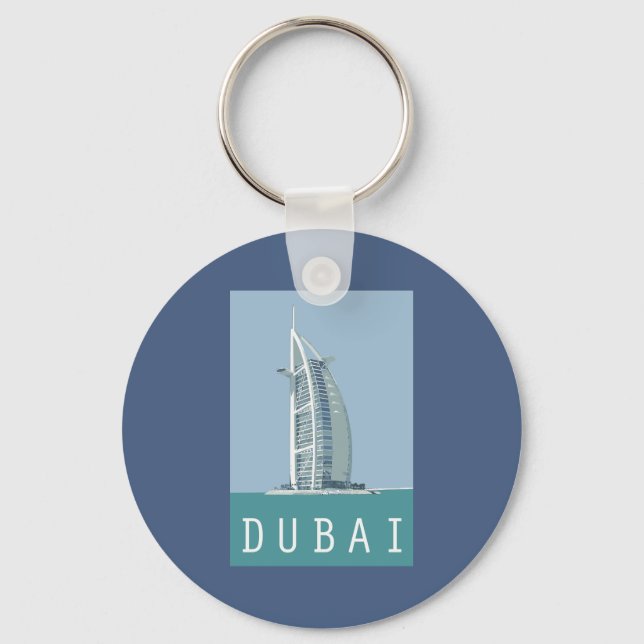 Dubai Burj al Arab Key Ring (Front)