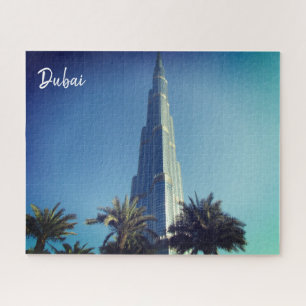 dubai burj khalifa palms jigsaw puzzle