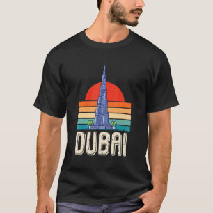 Dubai Burj Khalifa United Arab Emirates Skyline T-Shirt