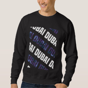 Dubai Camo Pattern Purple Camouflage Sweatshirt