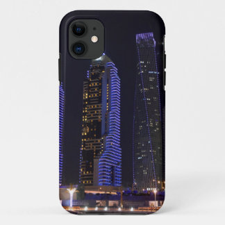 Dubai Cayan Tower at night iPhone 11 Case