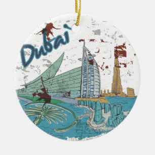 Dubai Ceramic Tree Decoration