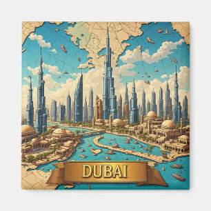 🧲 Dubai Desert Adventure Travel Memory ✈️ Magnet