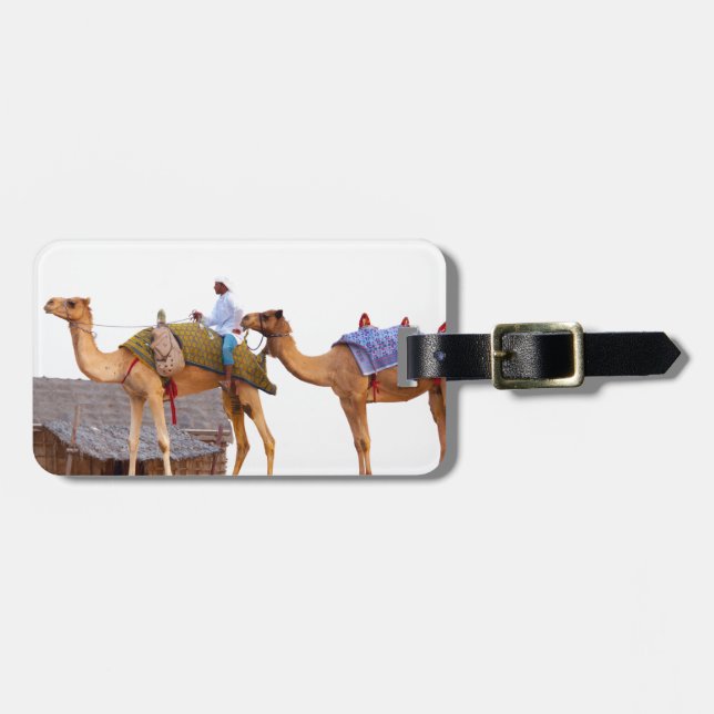 Dubai desert luggage tag (Front Horizontal)