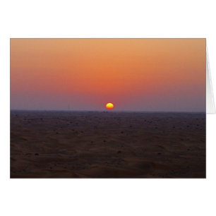 dubai desert sunset