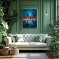 Dubai Dreams - Illuminated Skyline Reflections