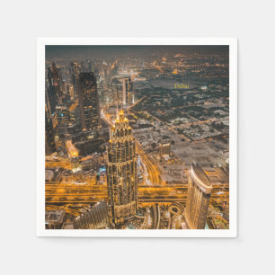 Dubai Emirates, Burj Khalifa, Napkin