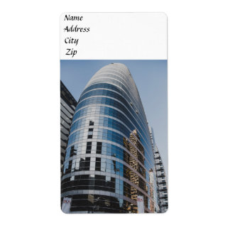 Dubai glass skyscraper