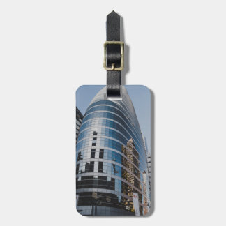 Dubai glass skyscraper luggage tag