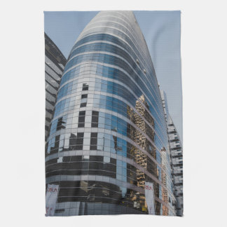 Dubai glass skyscraper tea towel