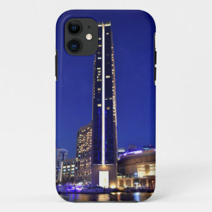 Dubai Marina architecture at night Case-Mate iPhone Case